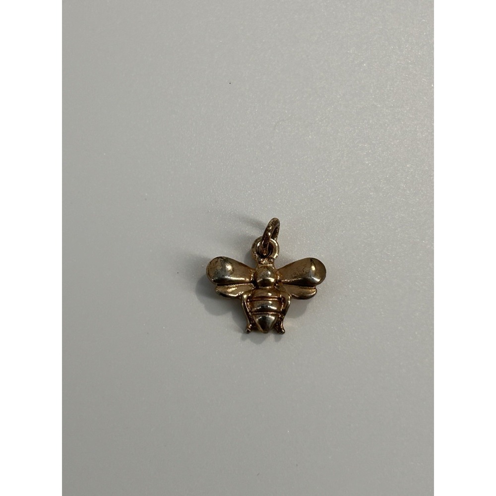 Vintage Gold-toned‎ Bee Bracelet Charm Pendant